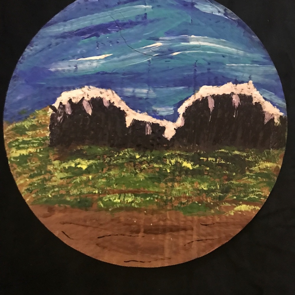 Colorful Hand Design & Hand Painted Plate - Picture 5 of 16